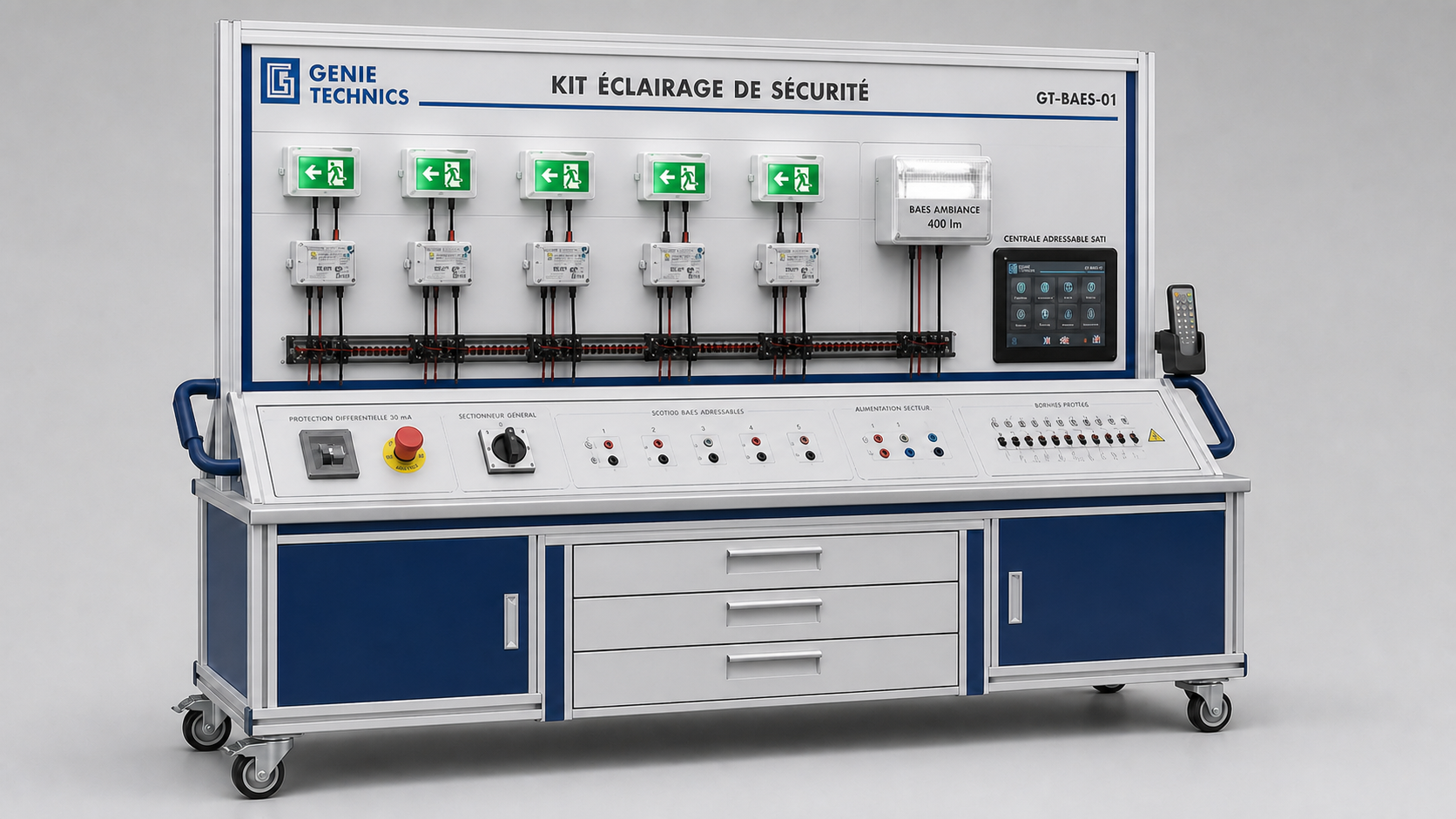 GT-BAES-01 - Kit éclairage de sécurité GENIE TECHNICS