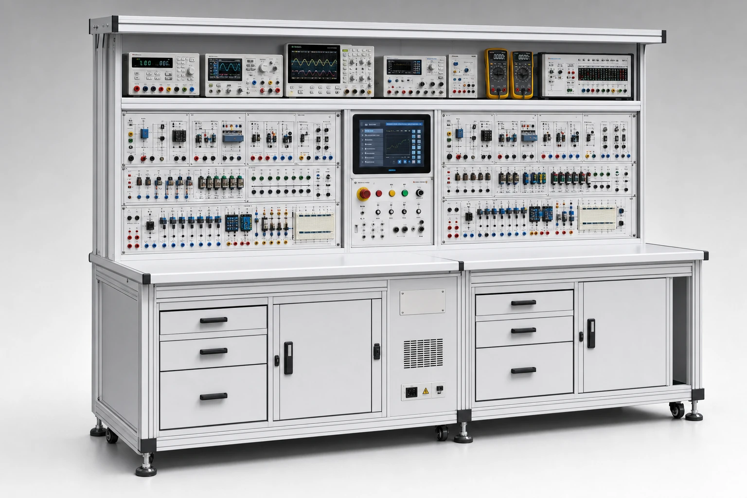 GT-ELE-004 — Universal training console for secure electrical and electronic wiring