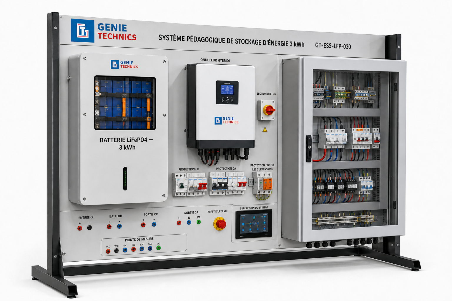 GT-ESS-LFP-030 - Batterie de stockage de l'énergie GENIE TECHNICS