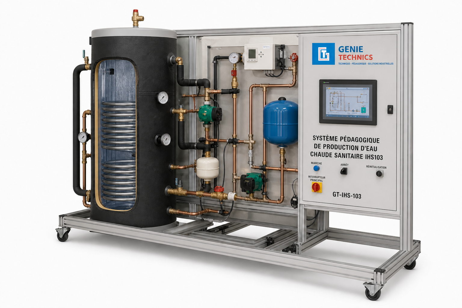 GT-IHS-103 - Production d'eau chaude sanitaire IHS103 GENIE TECHNICS