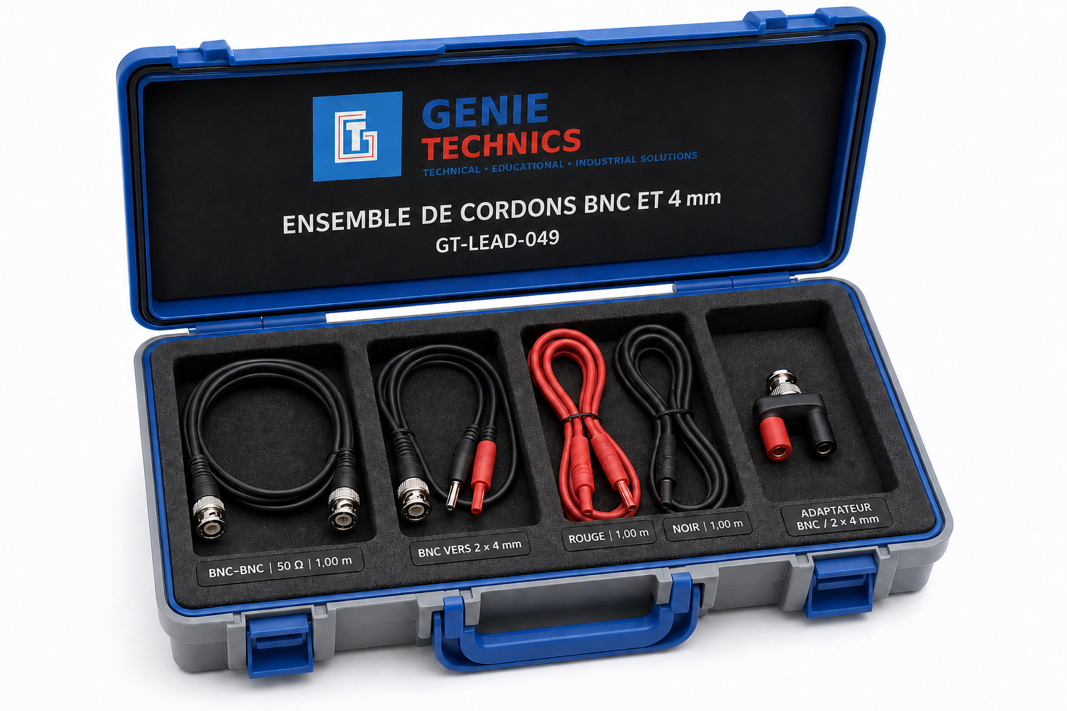 GT-LEAD-049 — BNC and 4 mm laboratory test-lead set