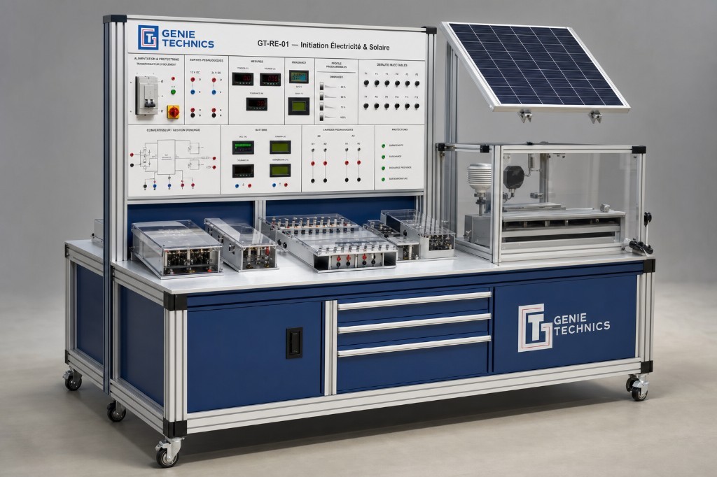 GT-RE-01 — Electricity & solar introduction training bench — GT-RE-01